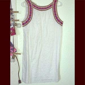 Loose fitting dress (aztec embroidered on top)